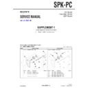 Sony SPK-PC (serv.man2) Service Manual
