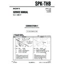 Sony SPK-THB (serv.man2) Service Manual