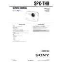 Sony SPK-THB Service Manual