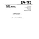 Sony SPK-TRX (serv.man2) Service Manual