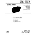 Sony SPK-TRX2 Service Manual