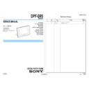 Sony DPF-D85 Service Manual
