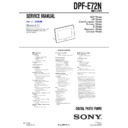 Sony DPF-E72N Service Manual