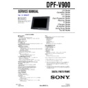 Sony DPF-V900 Service Manual