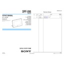 Sony DPF-X95 Service Manual