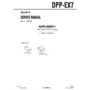 Sony DPP-EX7 (serv.man3) Service Manual