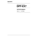 Sony DPP-EX7 Service Manual