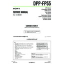 Sony DPP-FP55 (serv.man3) Service Manual