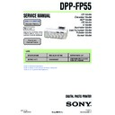 Sony DPP-FP55 Service Manual