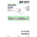 Sony DPP-FP77 Service Manual