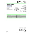 Sony DPP-FP97 Service Manual
