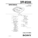 Sony DPP-MS300 Service Manual