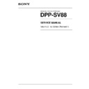 Sony DPP-SV88 (serv.man2) Service Manual