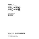 Sony RM-PJAW15, RM-PJHW15J, RM-PJVW70, VPL-HW10, VPL-HW15 Service Manual