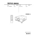 Sony RM-PJVW10, VPL-VW12HT (serv.man2) Service Manual