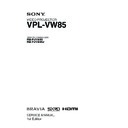 Sony VPL-VW85 Service Manual