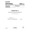 Sony KD-32DX100U (serv.man3) Service Manual