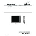 Sony KD-32XS945 Service Manual
