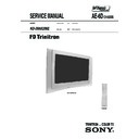 Sony KD-36NX200E Service Manual