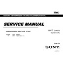 Sony KD-43X8301C Service Manual