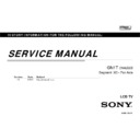 Sony KD-55S8500C Service Manual