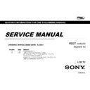 Sony KD-55X9005B Service Manual