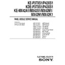 Sony KDE-P37XS1, KDE-P42XS1, KE-MX42A1, KE-MX42K1, KE-MX42M1, KE-MX42N1, KE-MX42S1, KE-P37XS1, KE-P42XS1 Service Manual