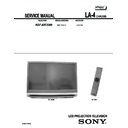 Sony KDF-42E2000 Service Manual
