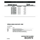 Sony KDF-46E2000, KDF-46E2010, KDF-50E2000, KDF-50E2010, KDF-55E2000, KDF-55E2010 Service Manual