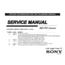 Sony KDL-22BX300, KDL-32BX300 Service Manual