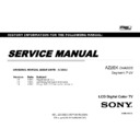 Sony KDL-22CX32D Service Manual