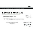 Sony KDL-22EX550, KDL-22EX553, KDL-22EX555, KDL-26EX550, KDL-26EX553, KDL-26EX555, KDL-32EX650, KDL-32EX653, KDL-32EX655 Service Manual
