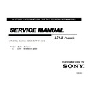 Sony KDL-32BX305 Service Manual