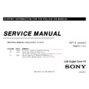 Sony KDL-32EX403, KDL-37EX403, KDL-40EX403, KDL-46EX403 Service Manual
