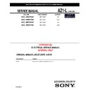 Sony KDL-32EX40B, KDL-40EX40B (serv.man2) Service Manual