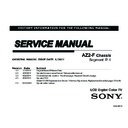 Sony KDL-32EX421, KDL-32EX520, KDL-32EX521, KDL-32EX523, KDL-40EX520, KDL-40EX521, KDL-40EX523, KDL-46EX520, KDL-46EX521, KDL-46EX523 Service Manual