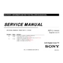 Sony KDL-32EX603, KDL-32EX605, KDL-40EX603, KDL-40EX605 Service Manual