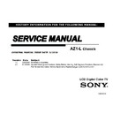 Sony KDL-32EX605, KDL-40EX605, KDL-46EX605 Service Manual