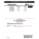 Sony KDL-32EX707, KDL-40EX707, KDL-46EX707, KDL-52EX707 (serv.man2) Service Manual