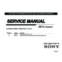 Sony KDL-32EX710, KDL-40EX710, KDL-40EX713, KDL-46EX710, KDL-46EX711, KDL-46EX713, KDL-55EX710, KDL-55EX711, KDL-55EX713 Service Manual