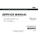 Sony KDL-32EX720, KDL-32EX721, KDL-40EX720, KDL-40EX721, KDL-40EX723, KDL-40EX724 Service Manual