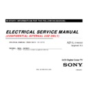 Sony KDL-32NX503, KDL-40NX503 (serv.man2) Service Manual