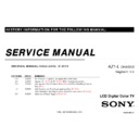 Sony KDL-32NX503, KDL-40NX503 Service Manual