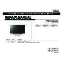 Sony KDL-32R305B Service Manual