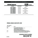 Sony KDL-32S5100, KDL-40S5100, KDL-46S5100 Service Manual