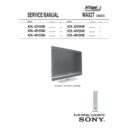 Sony KDL-32V2500, KDL-40V2500, KDL-46V2500 Service Manual
