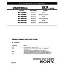 Sony KDL-32XBR9, KDL-40V5100, KDL-46V5100 Service Manual - FREE DOWNLOAD