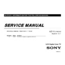 Sony KDL-40EX500, KDL-46EX500, KDL-55EX500 Service Manual