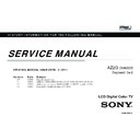 Sony KDL-40EX720, KDL-46EX720, KDL-60EX720 Service Manual