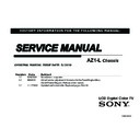 Sony KDL-40HX800, KDL-46HX800, KDL-55HX800 Service Manual
